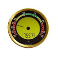 Round Digital Analog Hygrometer w/ Calibration Feature